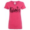 Women’s Glitter V-Neck T-Shirt Thumbnail