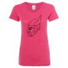 Women’s Glitter V-Neck T-Shirt Thumbnail