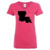 Women’s Glitter V-Neck T-Shirt Thumbnail
