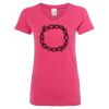 Women’s Glitter V-Neck T-Shirt Thumbnail