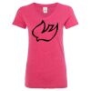 Women’s Glitter V-Neck T-Shirt Thumbnail