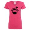 Women’s Glitter V-Neck T-Shirt Thumbnail