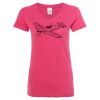Women’s Glitter V-Neck T-Shirt Thumbnail