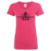 Women’s Glitter V-Neck T-Shirt Thumbnail