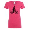 Women’s Glitter V-Neck T-Shirt Thumbnail