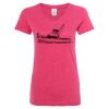Women’s Glitter V-Neck T-Shirt Thumbnail