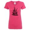 Women’s Glitter V-Neck T-Shirt Thumbnail