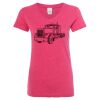 Women’s Glitter V-Neck T-Shirt Thumbnail