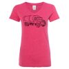 Women’s Glitter V-Neck T-Shirt Thumbnail