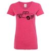 Women’s Glitter V-Neck T-Shirt Thumbnail