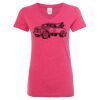 Women’s Glitter V-Neck T-Shirt Thumbnail