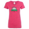 Women’s Glitter V-Neck T-Shirt Thumbnail