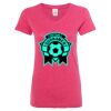 Women’s Glitter V-Neck T-Shirt Thumbnail