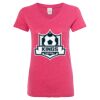 Women’s Glitter V-Neck T-Shirt Thumbnail