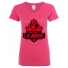 Women’s Glitter V-Neck T-Shirt Thumbnail