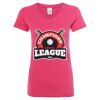 Women’s Glitter V-Neck T-Shirt Thumbnail