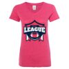 Women’s Glitter V-Neck T-Shirt Thumbnail