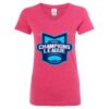 Women’s Glitter V-Neck T-Shirt Thumbnail