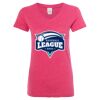 Women’s Glitter V-Neck T-Shirt Thumbnail