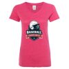 Women’s Glitter V-Neck T-Shirt Thumbnail