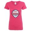 Women’s Glitter V-Neck T-Shirt Thumbnail