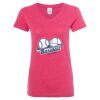 Women’s Glitter V-Neck T-Shirt Thumbnail