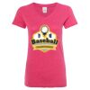 Women’s Glitter V-Neck T-Shirt Thumbnail