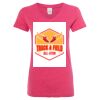 Women’s Glitter V-Neck T-Shirt Thumbnail
