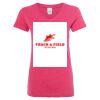 Women’s Glitter V-Neck T-Shirt Thumbnail