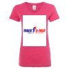 Women’s Glitter V-Neck T-Shirt Thumbnail