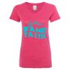 Women’s Glitter V-Neck T-Shirt Thumbnail
