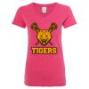 Women’s Glitter V-Neck T-Shirt Thumbnail