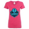 Women’s Glitter V-Neck T-Shirt Thumbnail