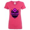 Women’s Glitter V-Neck T-Shirt Thumbnail