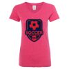 Women’s Glitter V-Neck T-Shirt Thumbnail