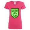 Women’s Glitter V-Neck T-Shirt Thumbnail