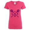 Women’s Glitter V-Neck T-Shirt Thumbnail