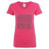 Women’s Glitter V-Neck T-Shirt Thumbnail