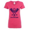 Women’s Glitter V-Neck T-Shirt Thumbnail