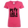 Women’s Glitter V-Neck T-Shirt Thumbnail