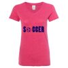 Women’s Glitter V-Neck T-Shirt Thumbnail