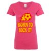 Women’s Glitter V-Neck T-Shirt Thumbnail
