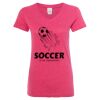 Women’s Glitter V-Neck T-Shirt Thumbnail