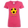 Women’s Glitter V-Neck T-Shirt Thumbnail