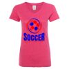 Women’s Glitter V-Neck T-Shirt Thumbnail