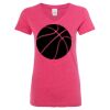 Women’s Glitter V-Neck T-Shirt Thumbnail