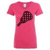 Women’s Glitter V-Neck T-Shirt Thumbnail