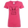 Women’s Glitter V-Neck T-Shirt Thumbnail