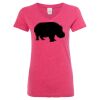 Women’s Glitter V-Neck T-Shirt Thumbnail