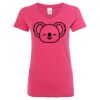 Women’s Glitter V-Neck T-Shirt Thumbnail